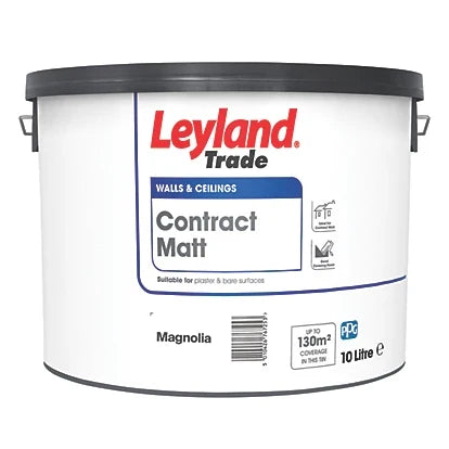 Leyland Trade Contract Paint Matt Magnolia - 10Ltr