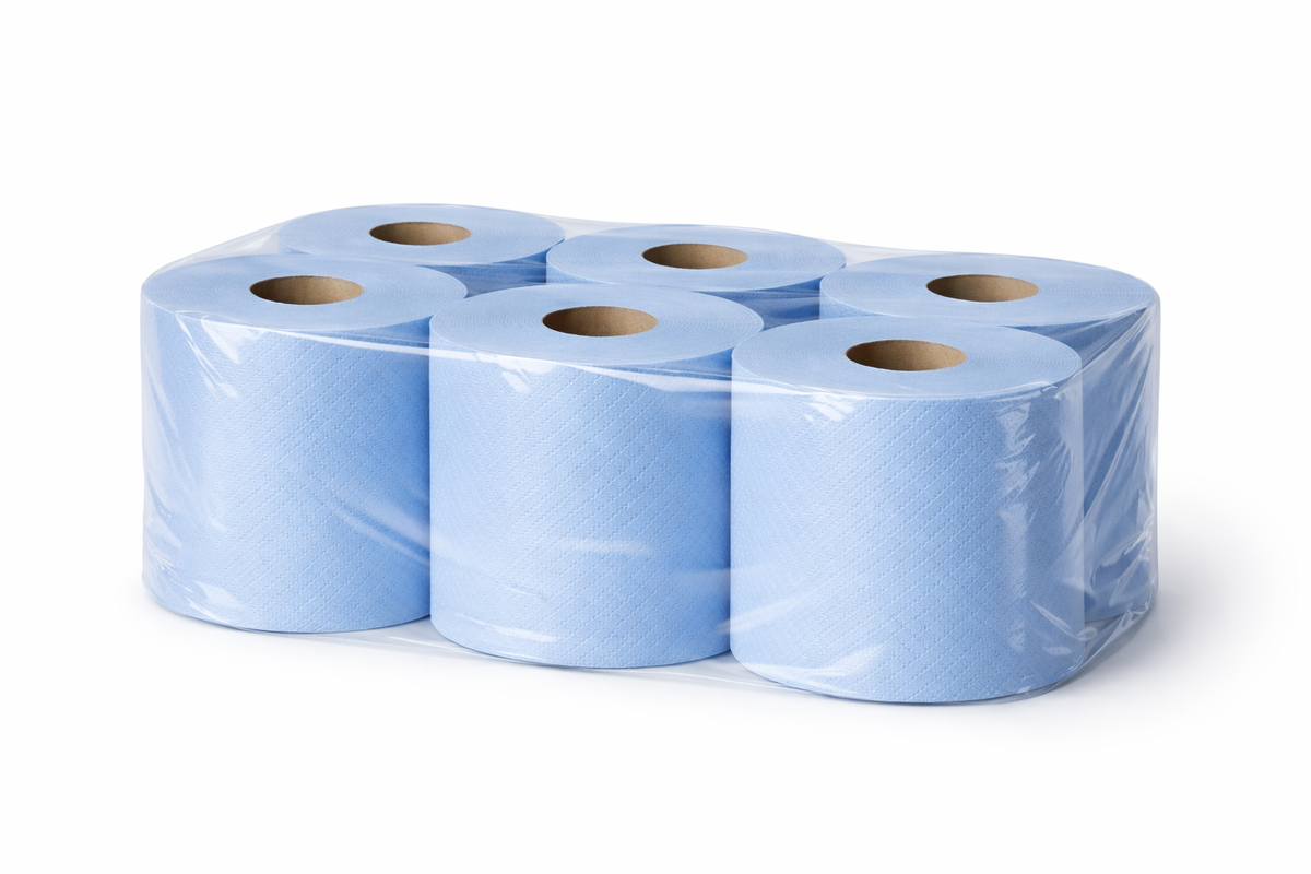 Economy Blue Roll - Pack of 6