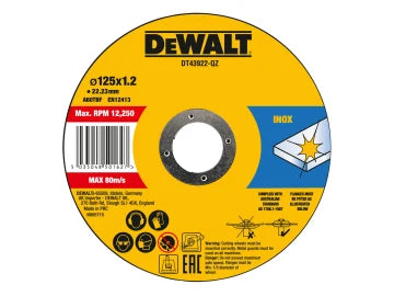 Metal Cutting Disc 125 X 1.2 X 22.23mm (Pack of 10)