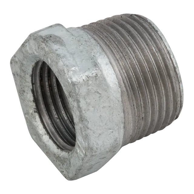 EE 4" BSPT/P Male/Female Bush Galvanised
