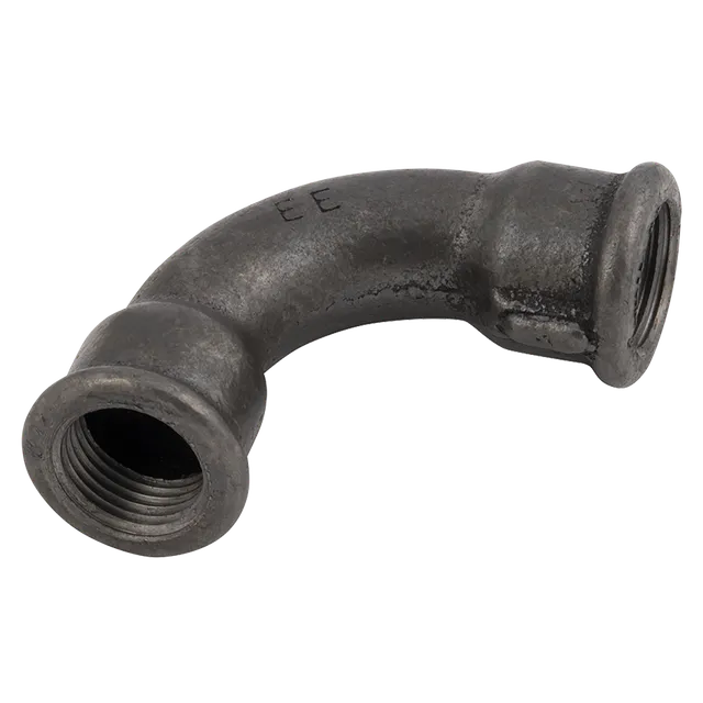EE BSPP Female Equal 90 Bend Black