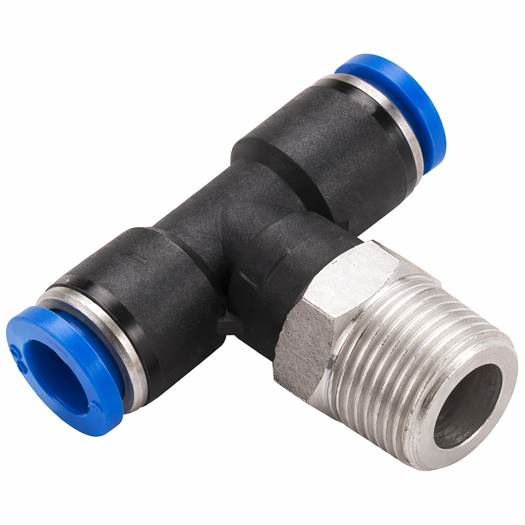 Budget Male Stud Tee Fittings
