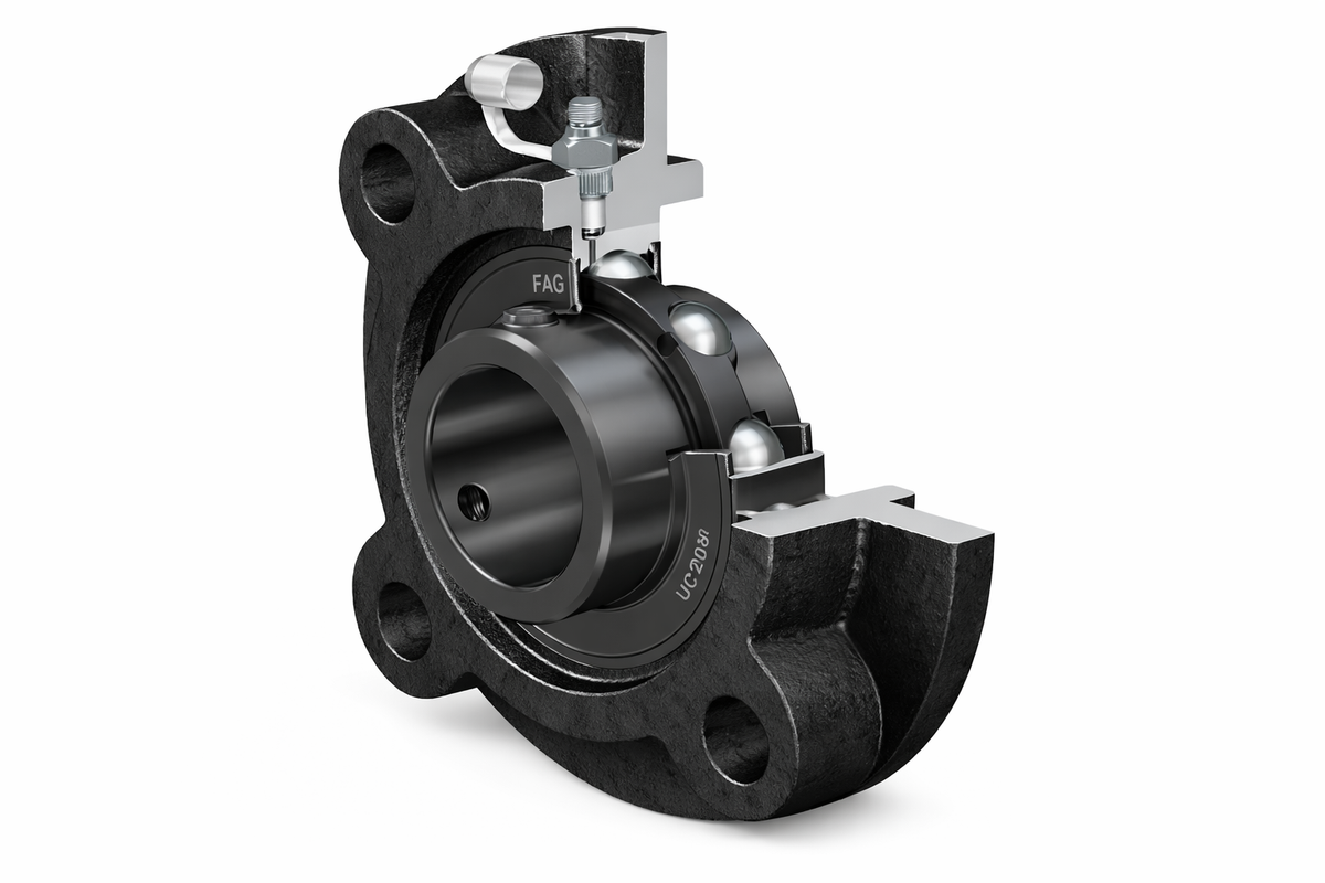 UCFC204 - Premium 4 Bolt Round Flange Bearing