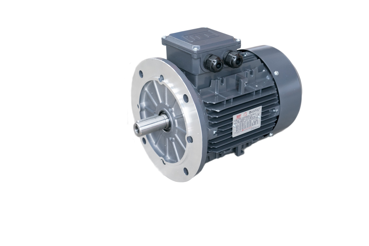 TEC IE3 Electric Motor 6 Pole 1000 RPM / 0.75 Kw / Frame Size:90S-6 / Aluminium B5 Flange Mounted