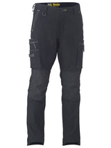 BISLEY Flex & Move™ Stretch Utility Cargo Trouser Kevlar Knee Pockets - UKPC6333 / Black