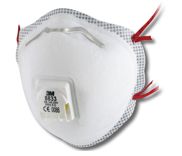 3M 8833 MASK P3V R (Pack of 10)