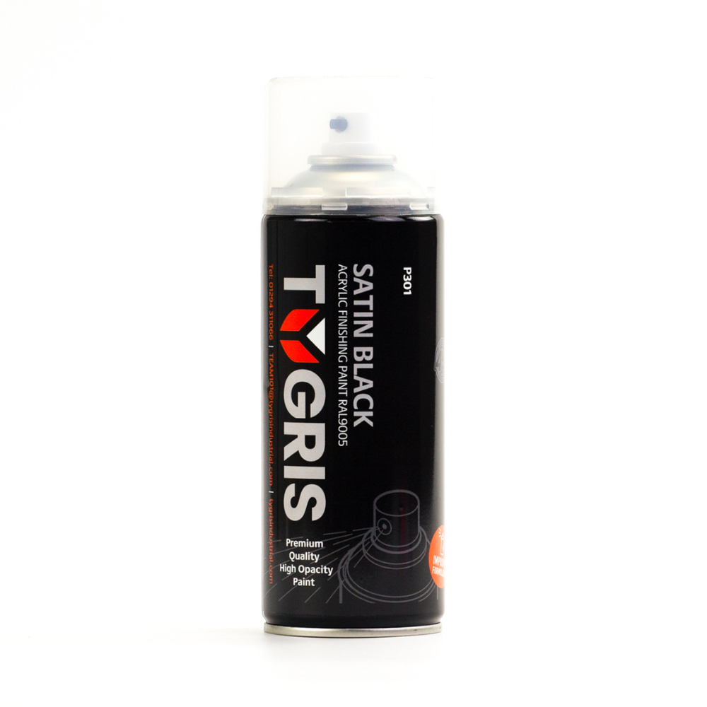 TYGRIS Gloss Black Paint (RAL9005) 400 ml