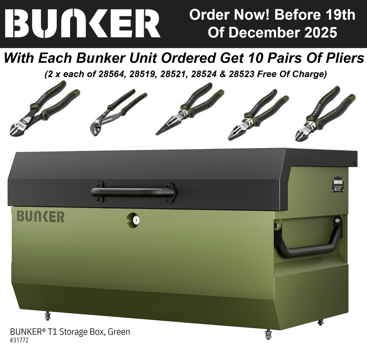 BUNKER® T1 Storage Box (207 Litre)