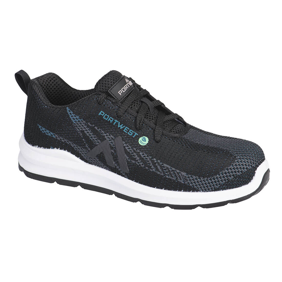 Portwest Flynite Trainer S1PS SR FO Black/Blue - FC06