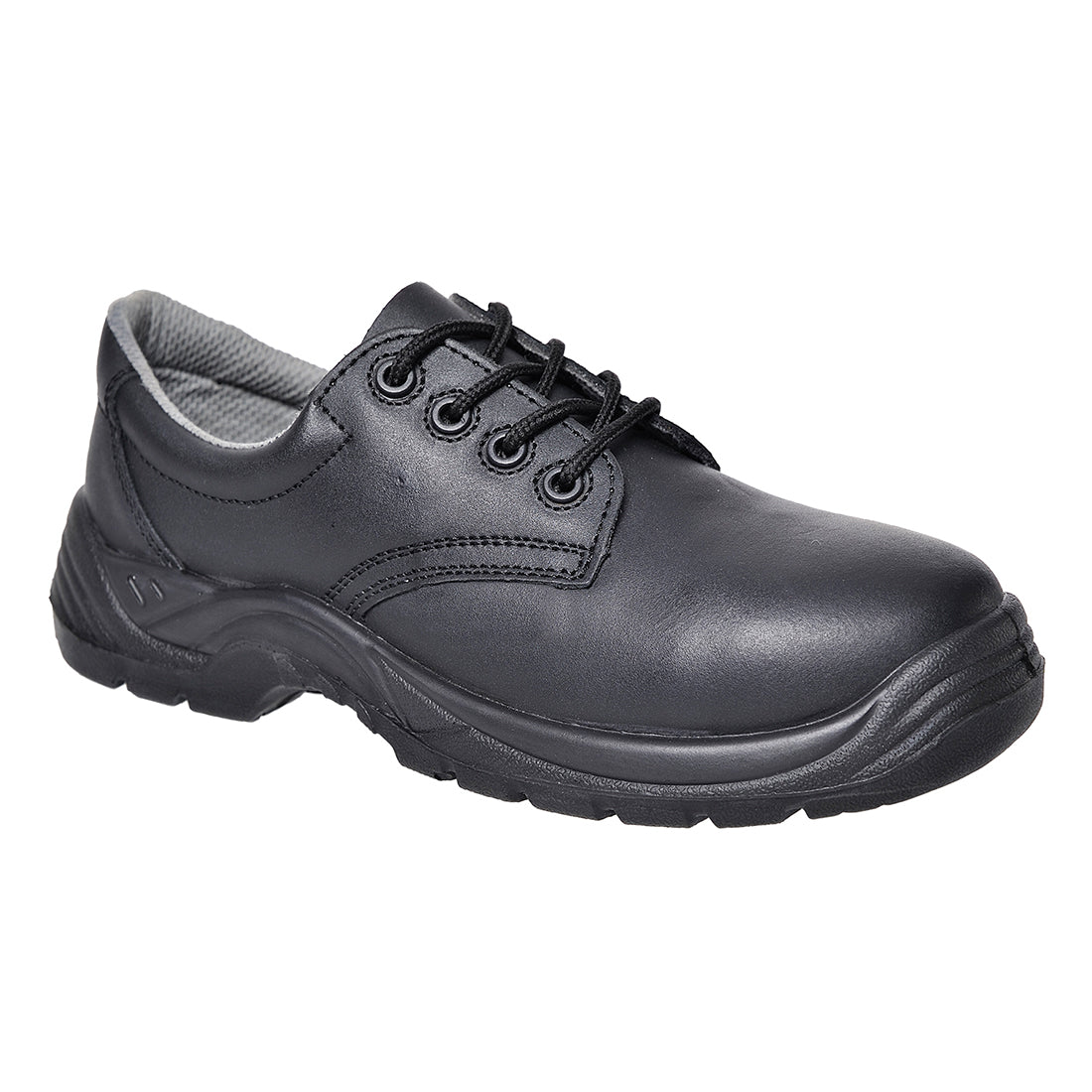 Portwest Composite Action Leather Low Shoe S1PS SR Black - FC14