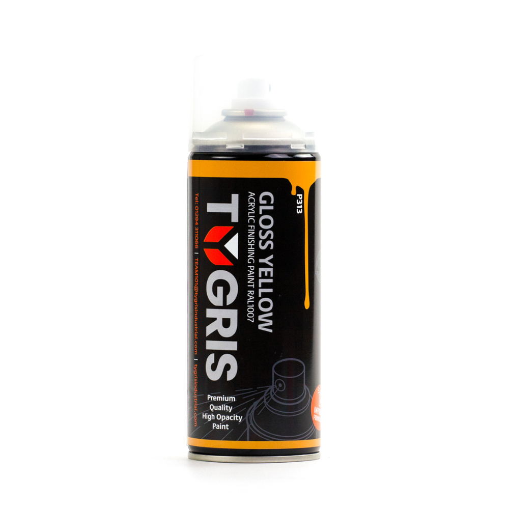 TYGRIS Gloss Yellow Paint (RAL1007) 400 ml