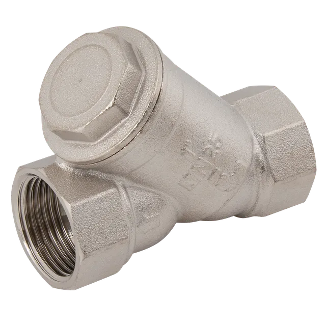 ITAP BSP Female Brass Y Strainer Plated