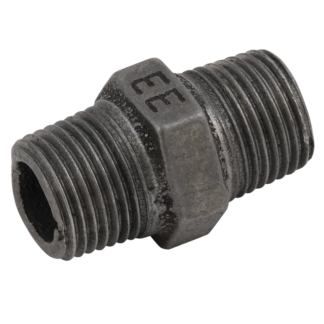EE Male BSPT Nipple (Black)