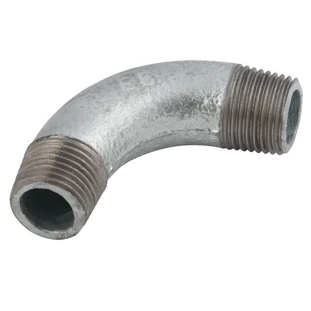 EE M X M BSPT 90 Bend (Galvanised)