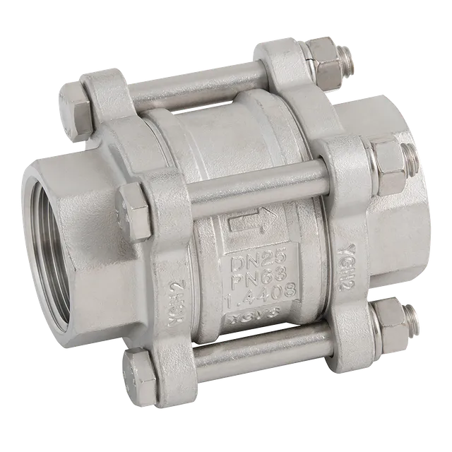 FT Pro BSP SS 3PC Spring Check Valve