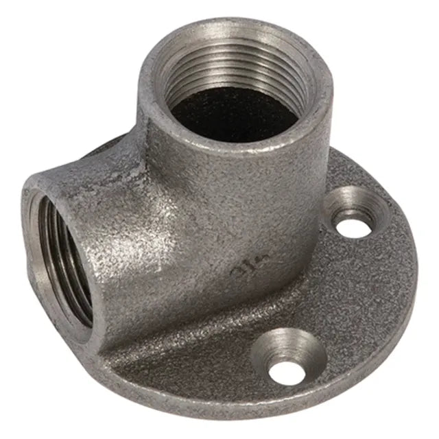 EE Black Bracket Elbow BSP