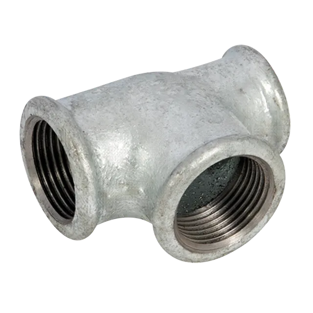 EE Galvanised Tee Reducing On Run 1.1/4" X 1.1/4" X
