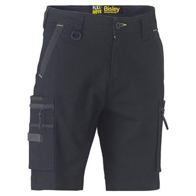 BISLEY Flex & Move™ Stretch Utility Cargo Shorts - UKSHC1330 / Black