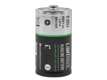 C LR14 Alkaline Batteries 6200 mAh (Pack 2)
