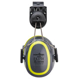 Portwest HV Extreme Ear Defenders Medium Clip-On Grey/Yellow