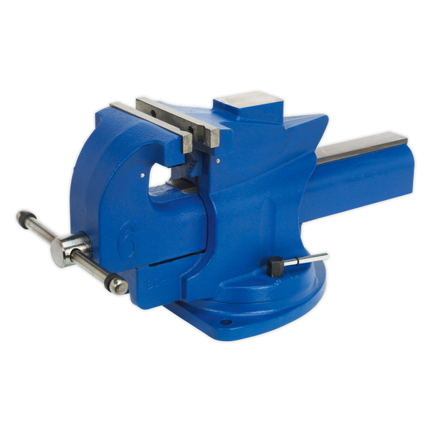 SEALEY Quick Action Cast Iron Vice with Swivel Base