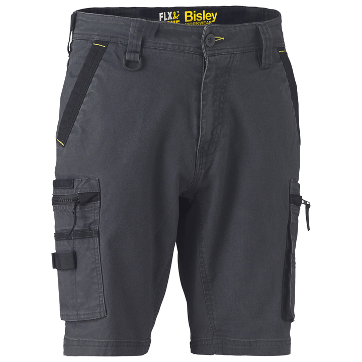 BISLEY Flex & Move™ Stretch Utility Cargo Shorts - UKSHC1330 / Charcoal
