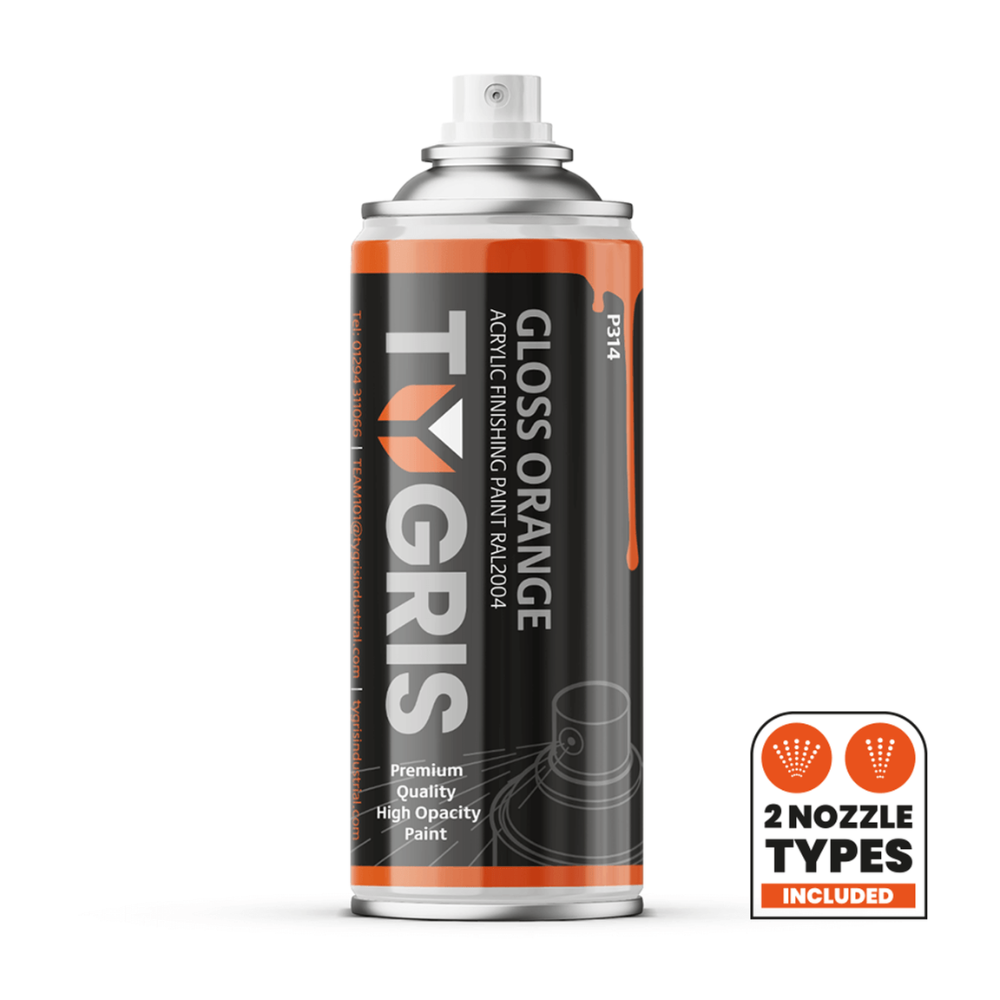 TYGRIS Gloss Orange Paint (RAL2004) 400 ml