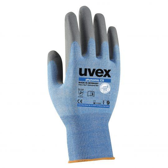 UVEX Phynomic C5 Cut Protection Glove (Size 9 / Medium)