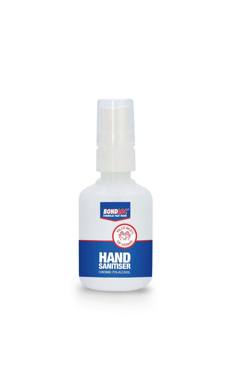 Bondloc 75% Alcohol Hand Sanitiser Liquid 50ml (Pack of 2)
