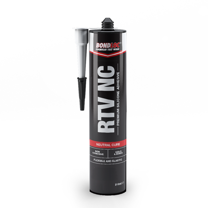 Bondloc RTVNC Neutral Cure Silicone Black x 200ml (Box of 12) *POWERCAN*
