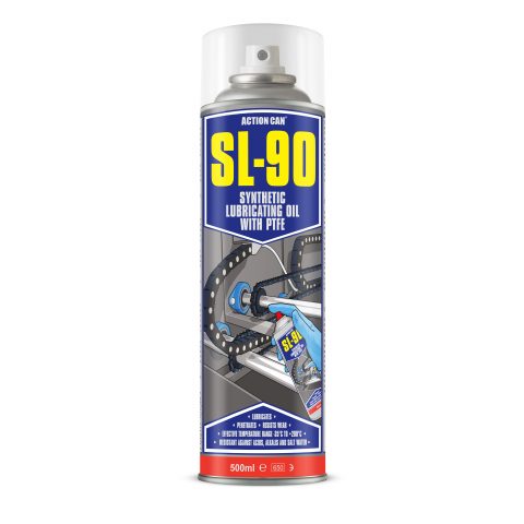 SL-90 SYNTHETIC LUBRICATING OIL WITH PTFE  (1948) 500ml Aerosol