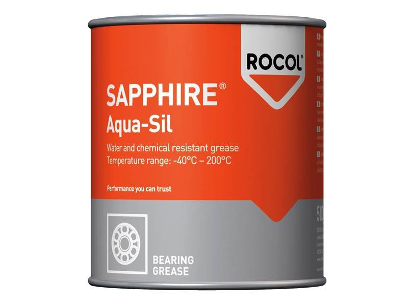 Rocol SAPPHIRE Aqua-Sil Bearing Grease 500g Tin