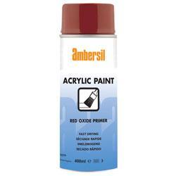 Ambersil Acrylic Paint Red Oxide Primer 400ml (32379)