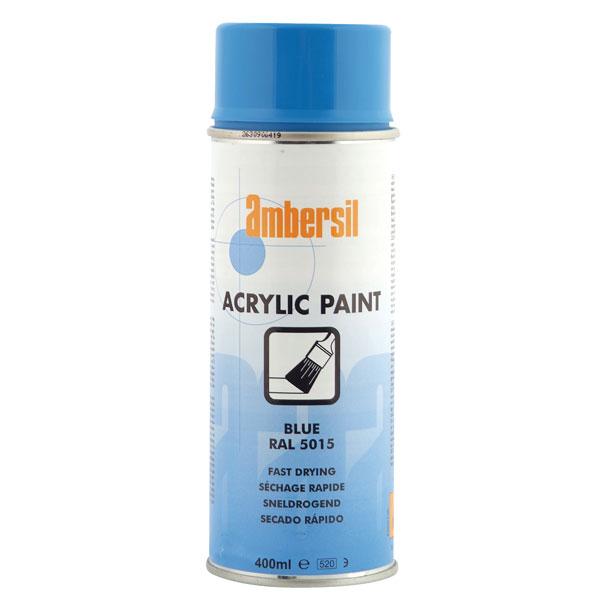 Ambersil Acrylic Paint Blue RAL 5015 400ml (20185) - Box of 6