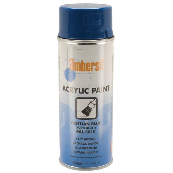 Ambersil Acrylic Paint Ford Blue RAL 5010 400ml (20555)