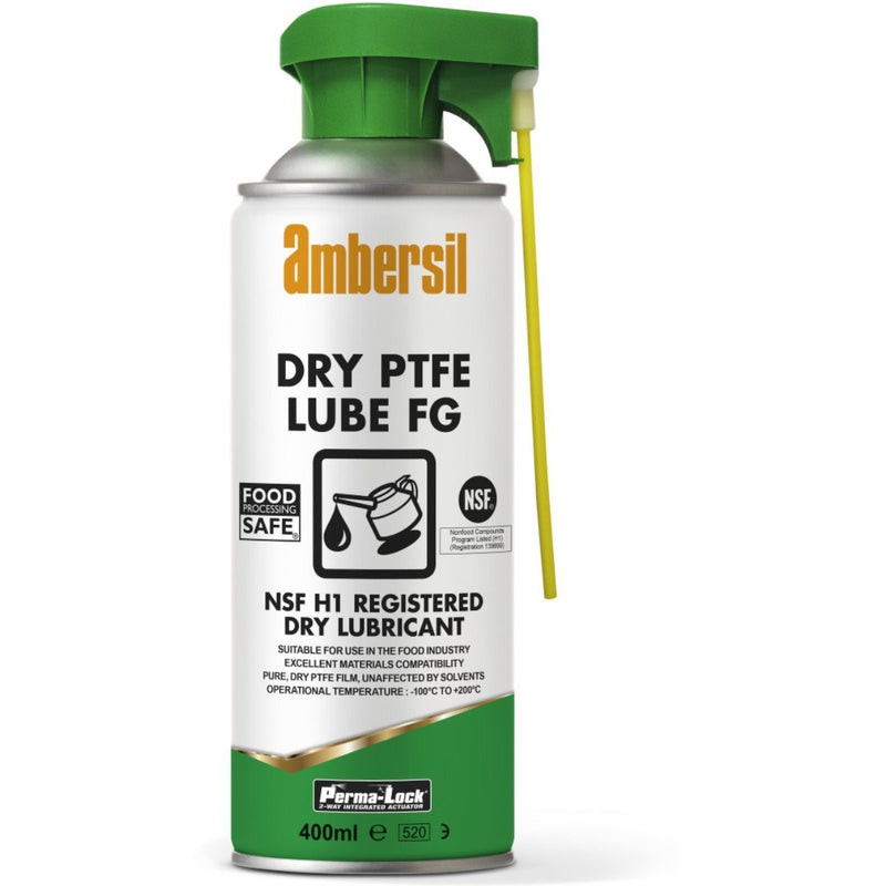 Ambersil Permalock Dry PTFE Lube FG 400ml (31589)